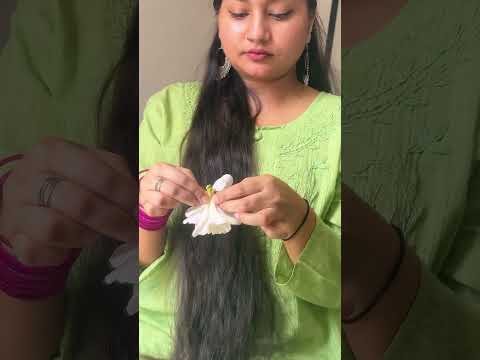 Flower hairstyle