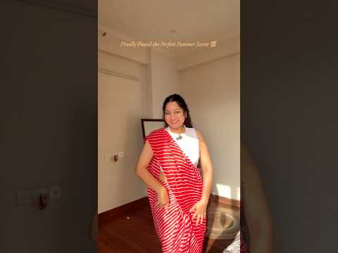 Best Saree for Summer | Easy GRWM Look